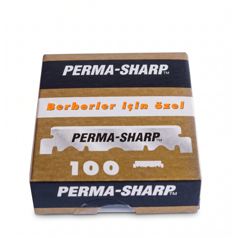 Леза половинки Perma-Sharp — 100 шт, нержавіюча сталь із тефлоном, для хіджами та бар'єрів, виробництво Туреччина