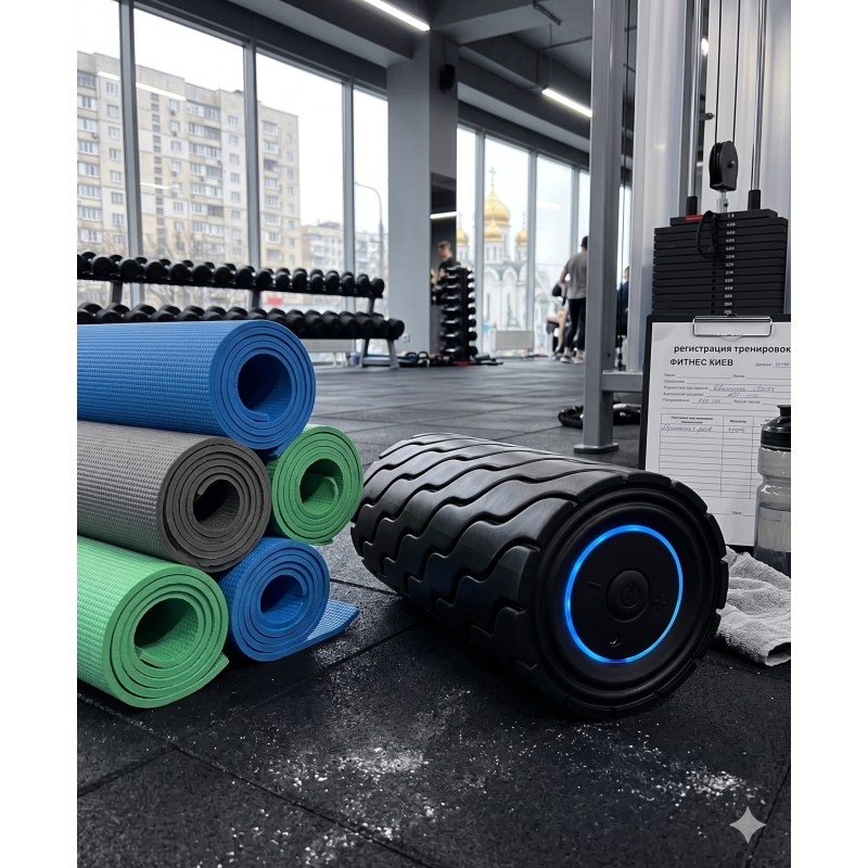 Theragun Wave Roller — вібраційний масажний циліндр для глибокого відновлення м'язів у SPA та спортивних кабінетах