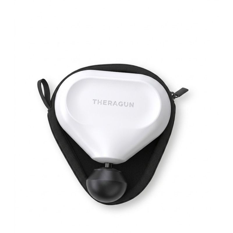Theragun Mini White — компактний перкусійний масажер для якісної терапії м'язів будь-де