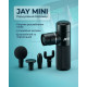 JAY mini Black — компактний перкусійний масажер 40 Вт з 4 годинами автономності для кабінету та продаж