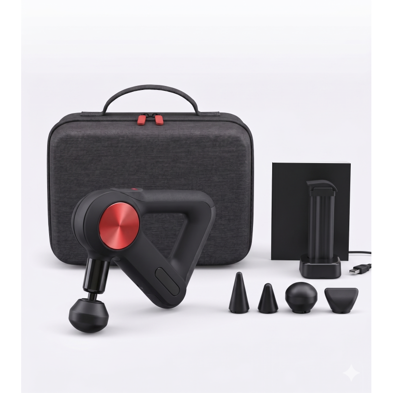 Theragun G4 Pro Product Red — топовий перкусійний масажер Therabody з амплітудою 16 мм для професійних кабінетів